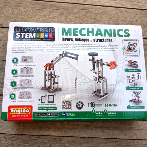 Discovering Stem Toys Nib Mechanics Levers Linkages And Structures